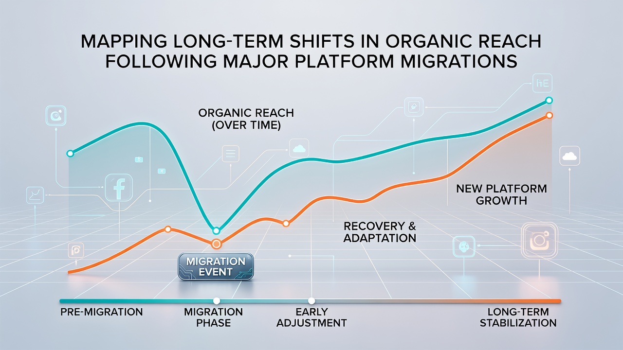Mapping Long-Term Shifts in Organic Reach Following Major Platform Migrations